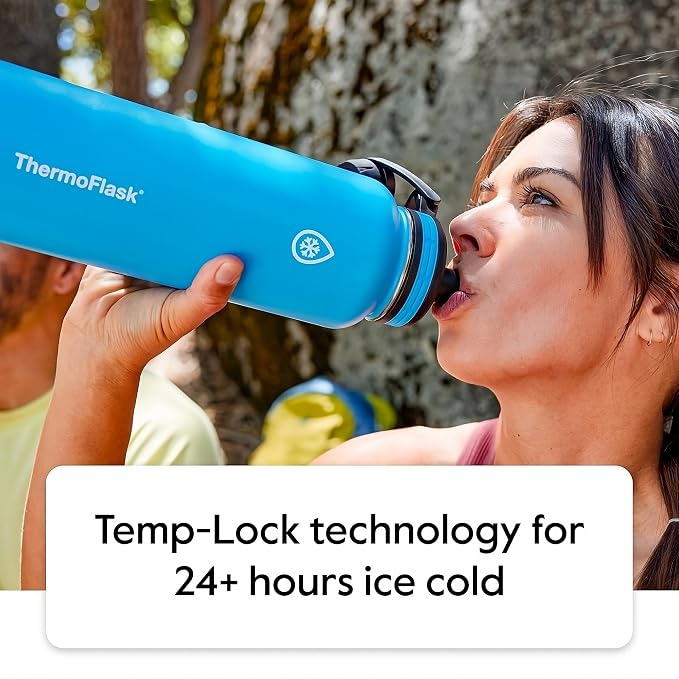 ThermoFlask 40 oz Double Wall Vacuum Insulated Stainless Steel Water Bottle - Image 2