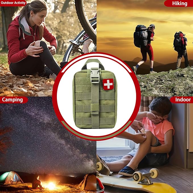 Universal IFAK Trauma First Aid Kit Molle Pouches Emergency Survival Kit - Image 6