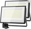 Olafus 2 Pack 300W LED Flood Light Outdoor, Super Bright Outside Floodlights by Olafus