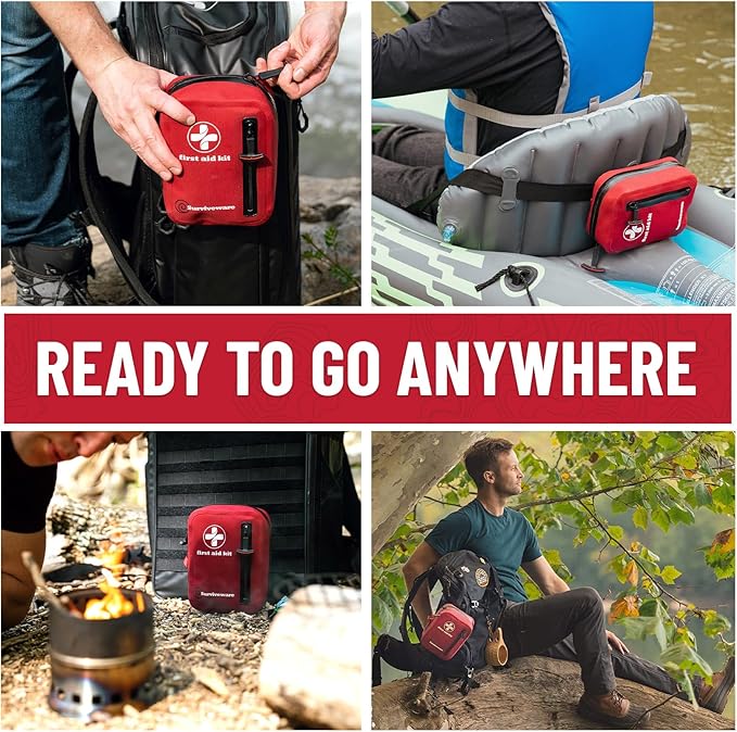 Surviveware 98-Piece Waterproof Premium First Aid & Survival Kit - Image 6