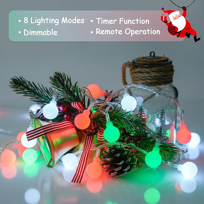 JMEXSUSS Globe String Lights - Image 3