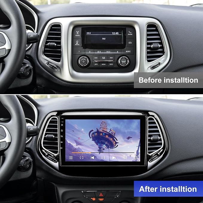 Android 14 Car Radio for 2+64G Jeep Compass/Patriot 2017-2019 10.1'' 1280 * 720 - Image 2
