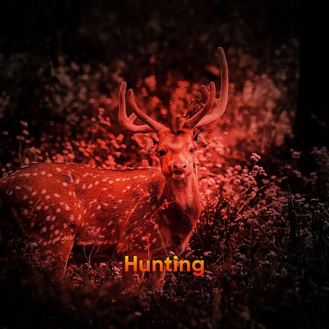 WINDFIRE Red Light Headlamp, Rechargeable Red Hunting Lights Headlight - Image 8