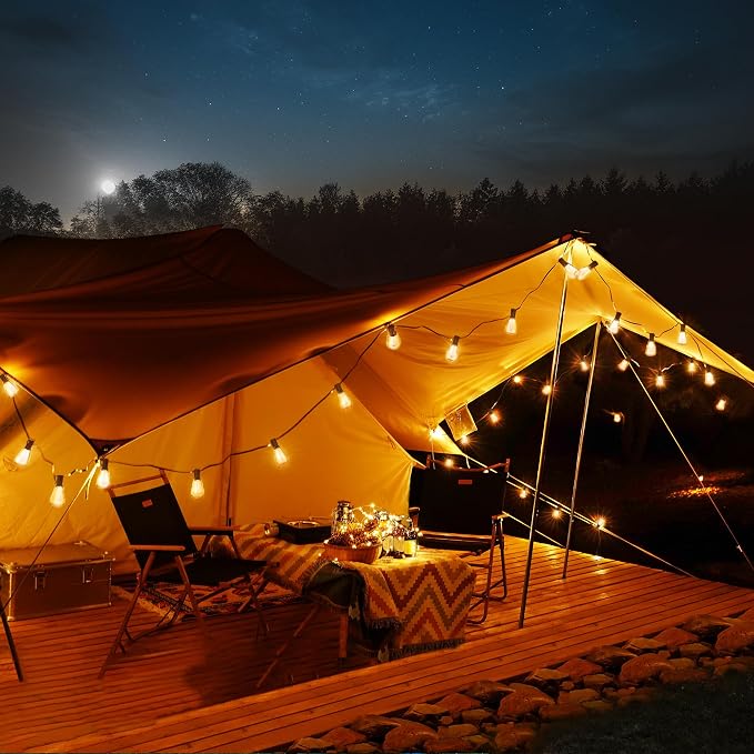 BLIATLUS 55FT Solar String Lights Outdoor Waterproof - Image 4