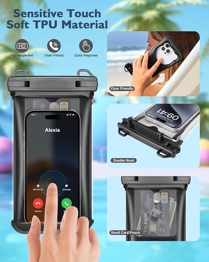 Waterproof Phone Pouch Floating- IP68 Waterproof Phone Case - Image 2