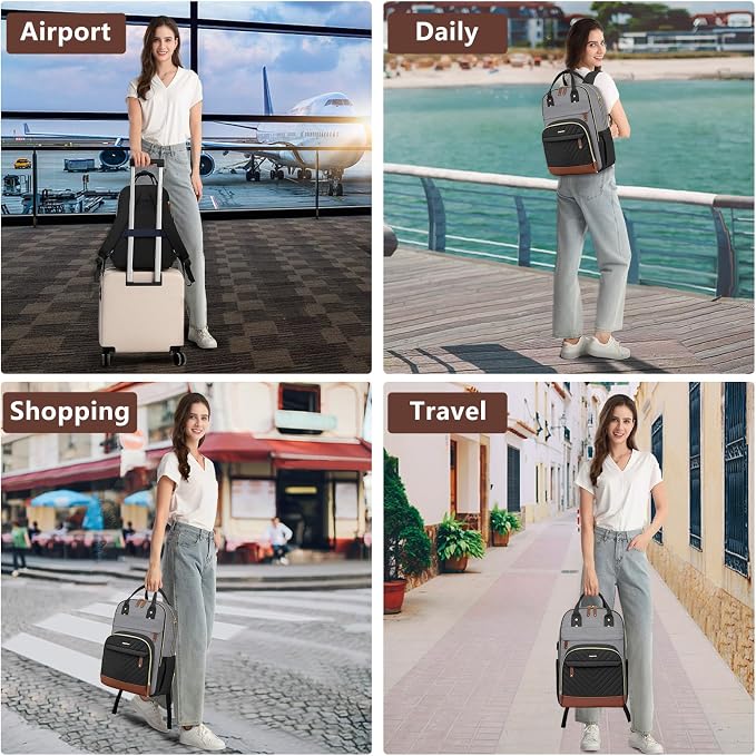 Laptop Backpack for Women Work Bag - Image 6