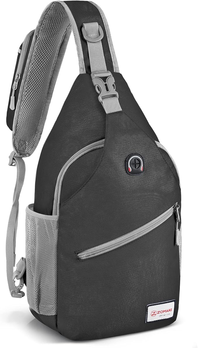 ZOMAKE Sling Bag, Small Crossbody Sling Backpack, Water Resistant Shoulder by ZOMAKE