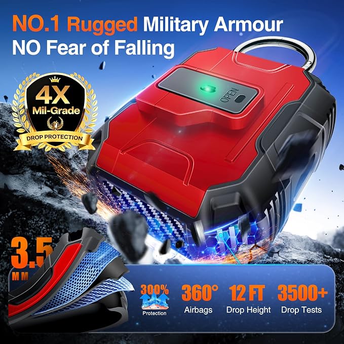 Armoured Heavy Duty for AirPods 4th Generation Case - Image 2