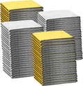 Macarrie 100 Pack Emergency Thermal Blankets Silver Foil Survival Blanket Kit by Macarrie