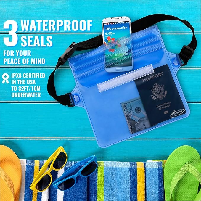 AiRunTech Clear Fanny Pack Waterproof, Beach Cruise Ship Essential Accessories - Image 4
