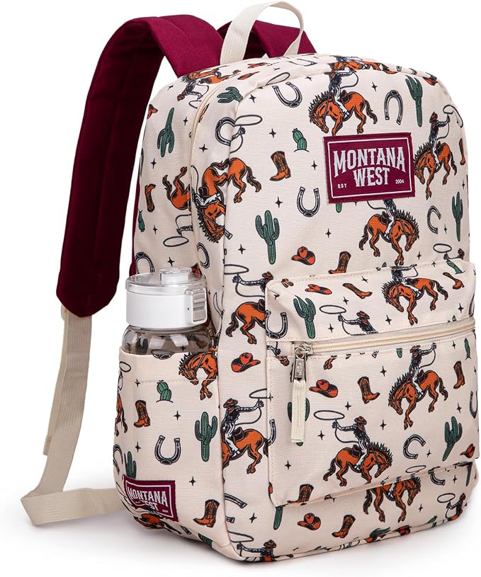 Montana West Backpack for Women Men 2 PCS Lightweight College Bookbags Casual - Image 3