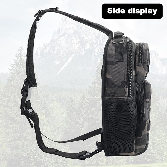 Rover Sling Pack Tactical Shoulder Sling Bag Backpack - Image 6