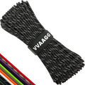 VVAAGG Reflective Paracord Rope 100FT, 7 Strand Nylon para Cord Lanyard Utility by ParacordSpecialist
