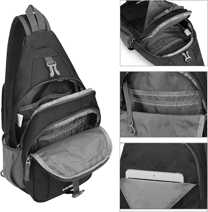 G4Free Sling Bag RFID Blocking Sling Backpack Crossbody Chest Bag Daypack - Image 5