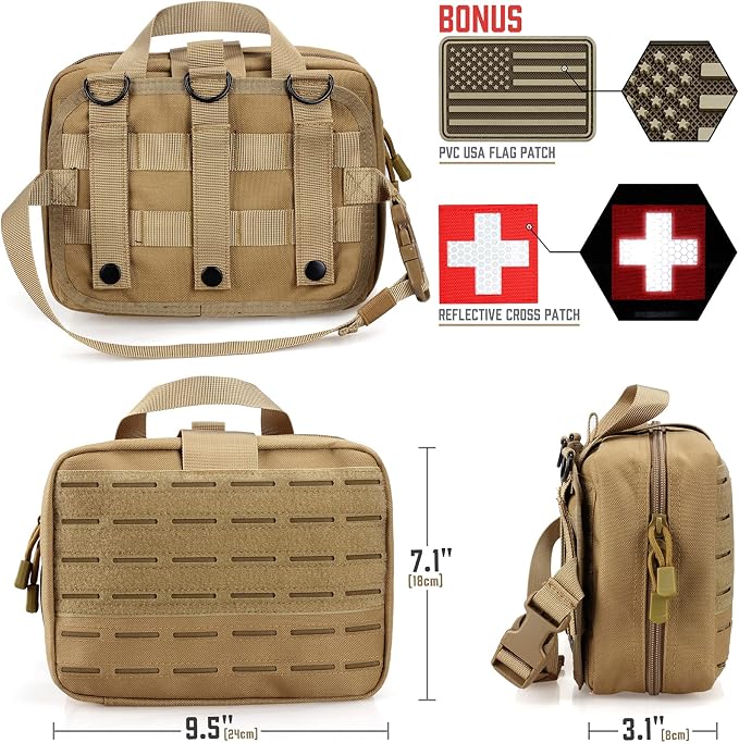 LIVANS Tactical Molle Medical Pouch - Image 2