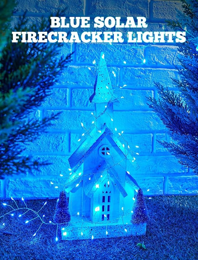 Brightown Solar Lights for Outside, 19.6Ft 240 LED Solar String Lights Outdoor - Image 2