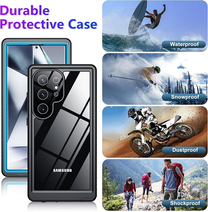 2025 New for Samsung Galaxy S24 Ultra Case Waterproof, Full Body Phone Case for - Image 6