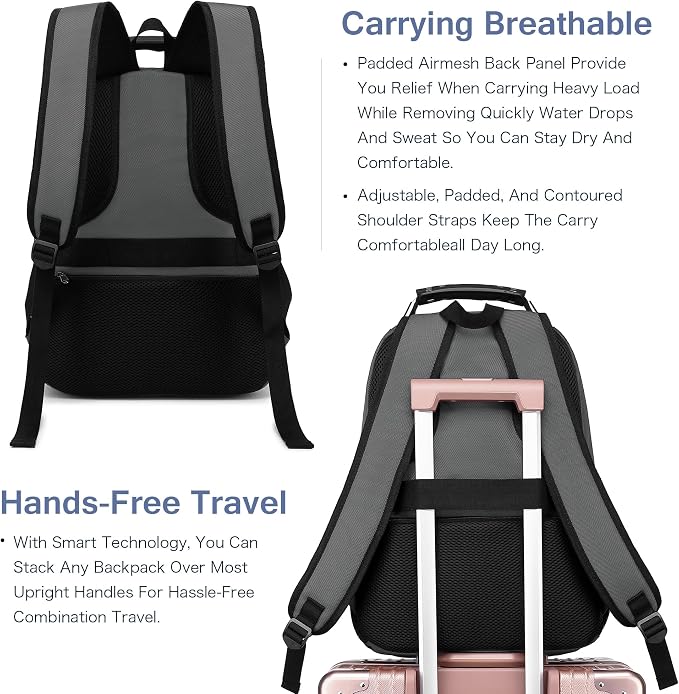 Boavan Laptop Backpack for men, 15.6 inch Laptop Bag - Image 3