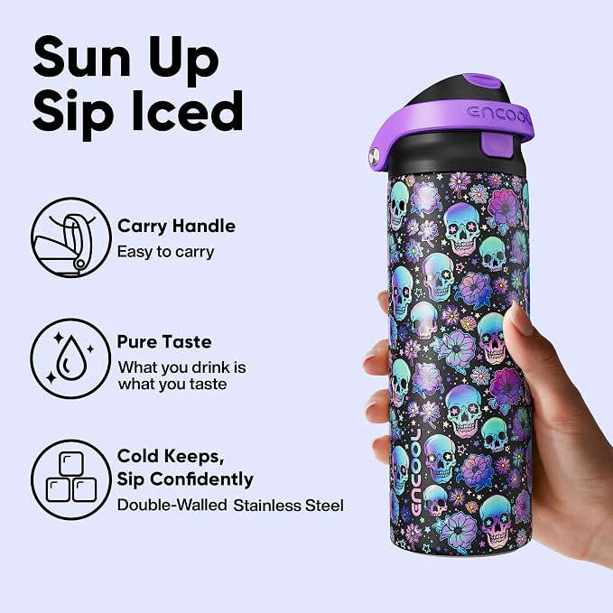 Encool SwiftSip Insulated Stainless Steel Water Bottle - Image 4