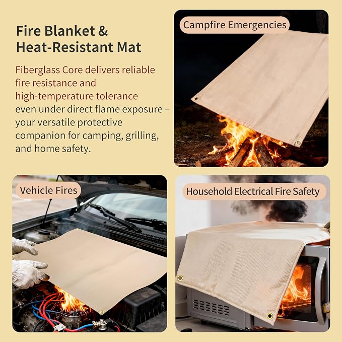 Fireproof Blanket, Made of Fiberglass - Image 5