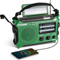 Kaito KA500GRN 5-Way Powered Emergency AM/FM/SW Weather Alert Radio by Kaito