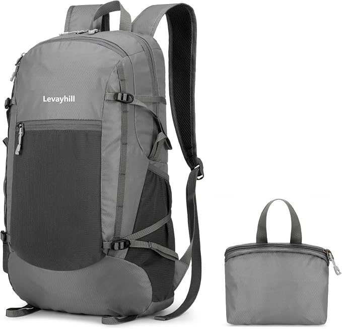 levayhill Hiking Backpack Daypack Lightweight Packable Travel Outdoor Camping by Levayhill