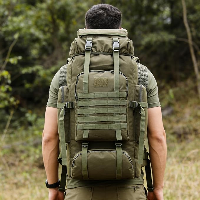 Hiking Backpack for Men 70L/100L Camping Backpack Military Rucksack Molle 3 - Image 8