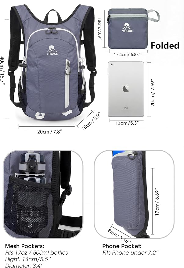 Foldable Small Hiking Backpack - Image 5