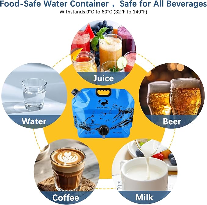 Water Jug Camping 2.1 Gallon Collapsible - Image 4