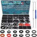 KEZE 780 PCS Rubber Washer Assortment Kit 14 Size Water Hose Washers and 18 by KEZE