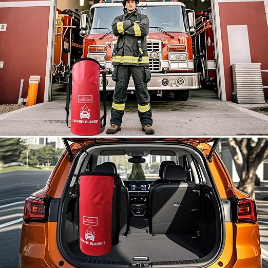 Vehicle Fire Blanket, Emergency Fire Extinguisher Blanket - Image 7