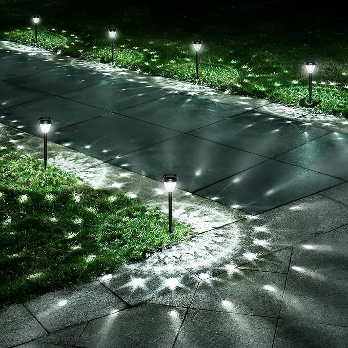 URAGO Super Bright Solar Lights Outdoor Waterproof-10 Pack, Dusk to Dawn Up to by URAGO