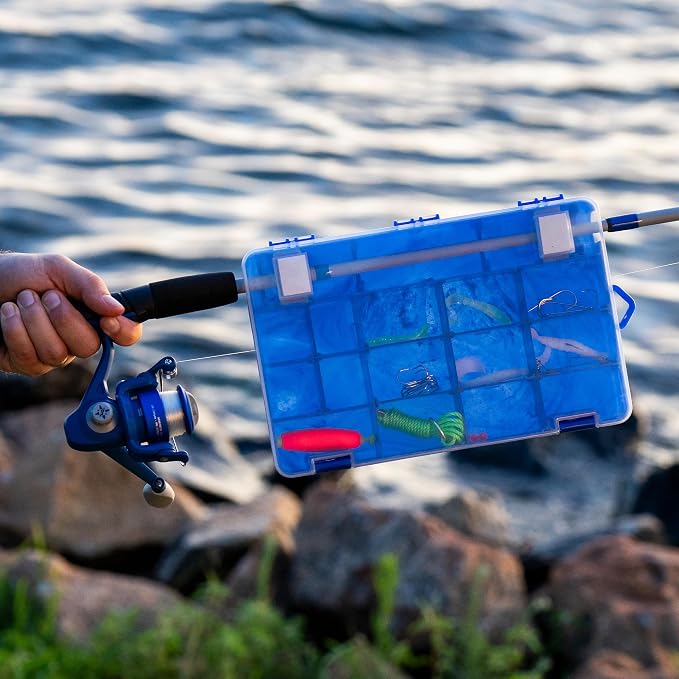 Shakespeare Tacklebox Fishing Tackle Storage, Customizable, Dual-Latching System - Image 7