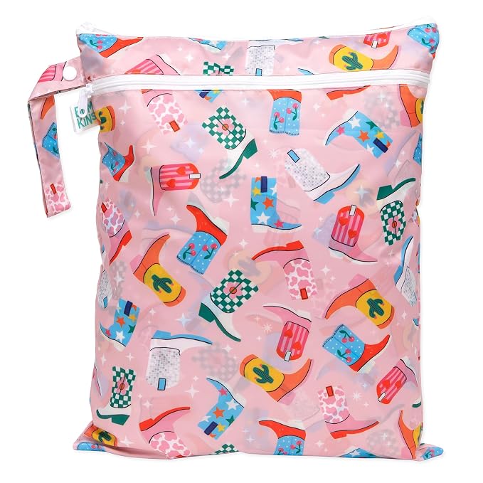 Bumkins Waterproof Wet Dry Bag for Baby, Swim Suit, Cloth Diaper, Pump Parts by Bumkins