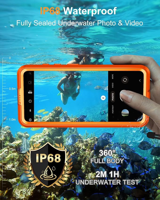 for Samsung Galaxy S26+ Plus Waterproof Case, Magnetic Heavy Duty Military - Image 3