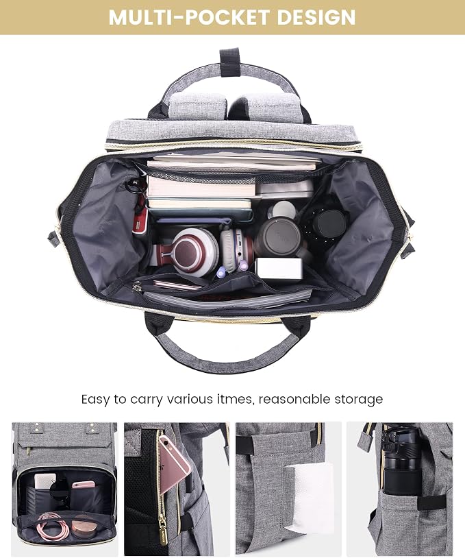 LOVEVOOK Laptop Backpack for Women, 15.6 Inch Travel Backpack - Image 9