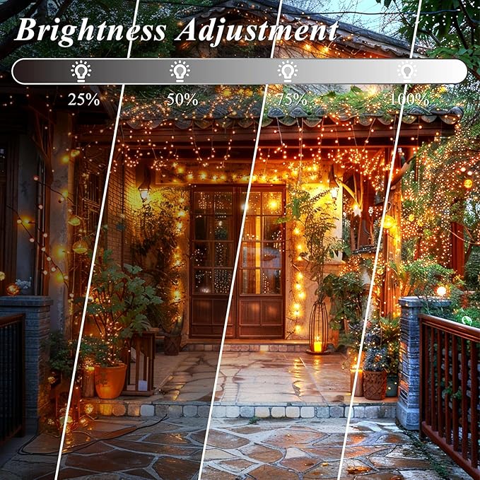 LitHome Color Changing Christmas String Lights Connectable, 35 Colors 66Ft 200 - Image 5