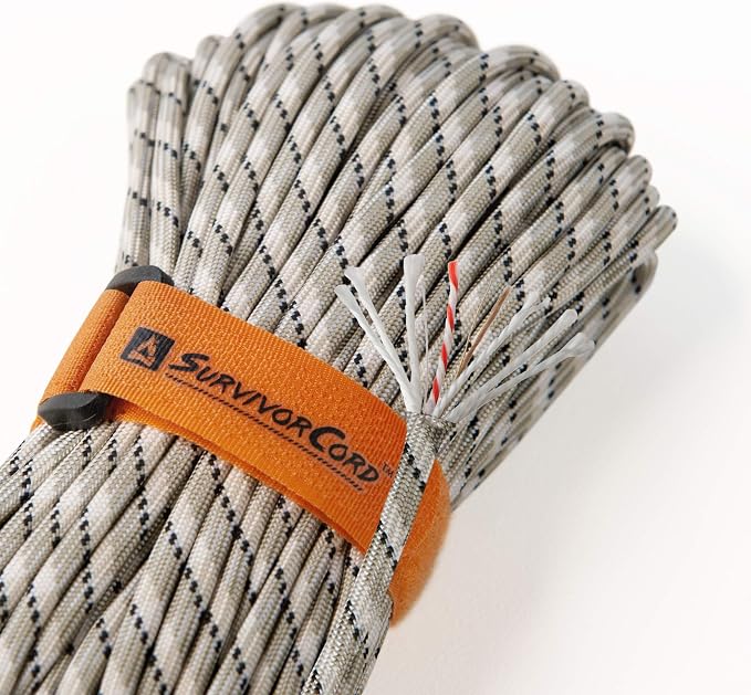 TITAN Survival Patented Paracord 550 - 25ft by SurvivorCord