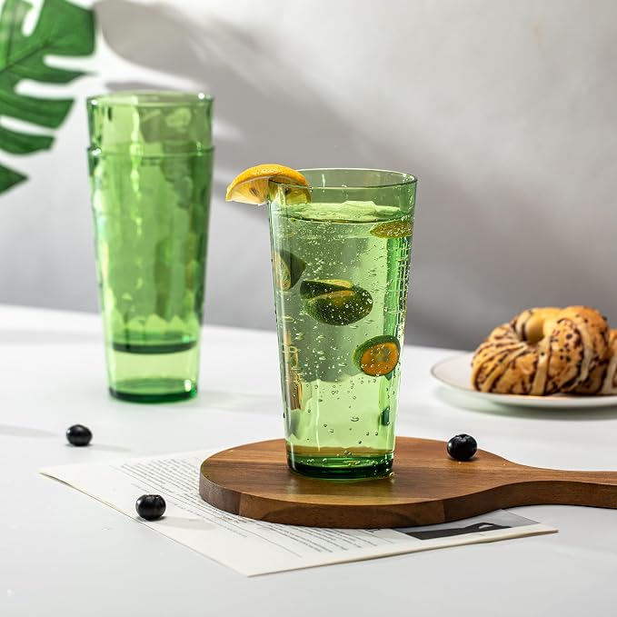 KOXIN-KARLU Mixed Drinkware 26-ounce Plastic Tumbler Acrylic Water Glasses - Image 3