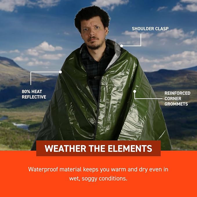 S.O.L. Survive Outdoors Longer SOL Sport Utility Blanket - Image 4