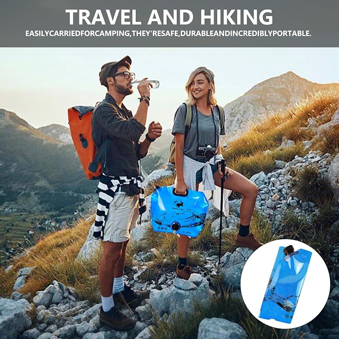 Collapsible 8L Water Storage Bag, BPA-Free Portable Folding Water Jug - Image 7