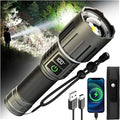 Victoper Rechargeable Flashlight, Titanium 5 Modes Zoomable Flash Light by Victoper