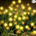 Solar Garden Lights Outdoor, 6 Pack 48 LED, Solar Swaying Dandelion Bee Lights by EEW
