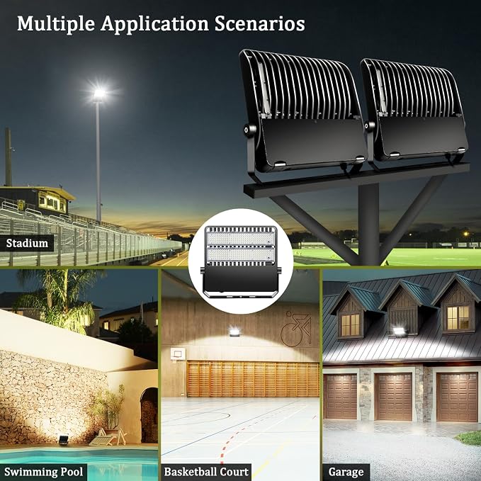 36000LM LED Stadium Flood Light Commercial 1500W Equivalent LED Arena Lighting - Image 2