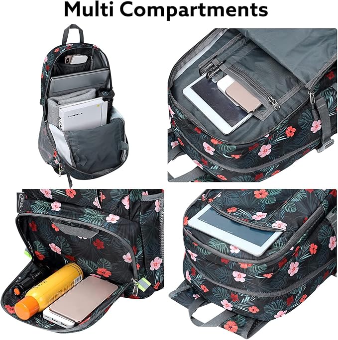 G4Free 40L Lightweight Packable Hiking Backpack, Waterproof Travel Daypack - Image 4