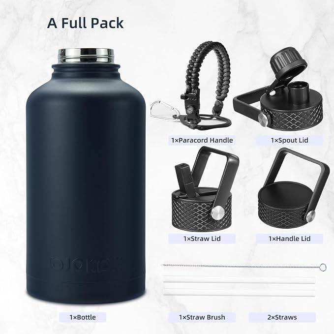 BJPKPK Half Gallon Insulated Water Bottles - Image 4