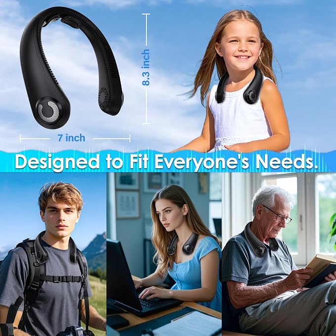 Portable Lightweight Neck Fan - Image 7