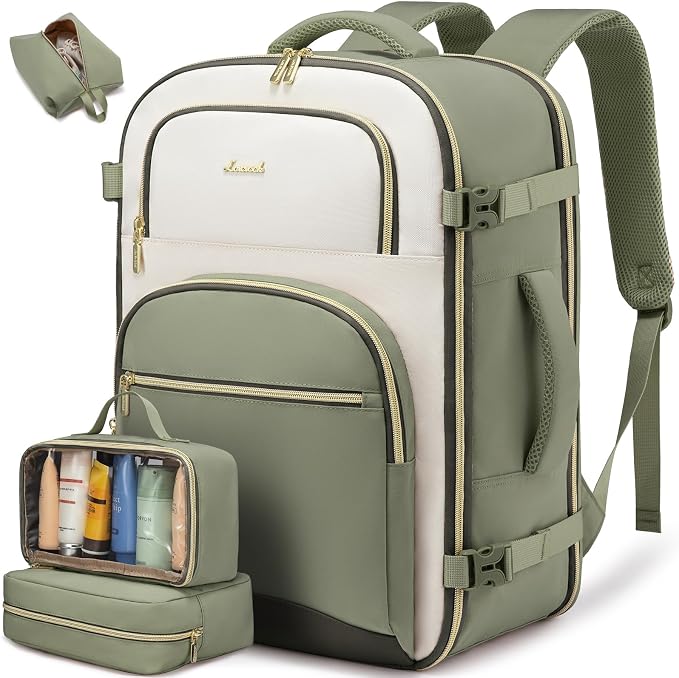 LOVEVOOK Travel Essentials Carry on Backpack 50L Travel Backpack by LOVEVOOK