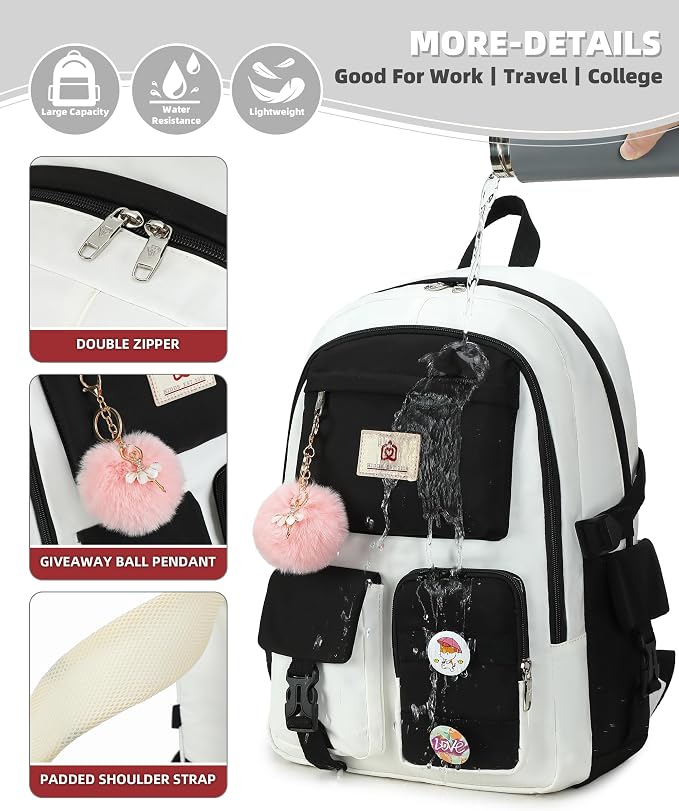 Hidds Laptop Backpacks 15.6 Inch School Bag Elementary Middle High College - Image 6