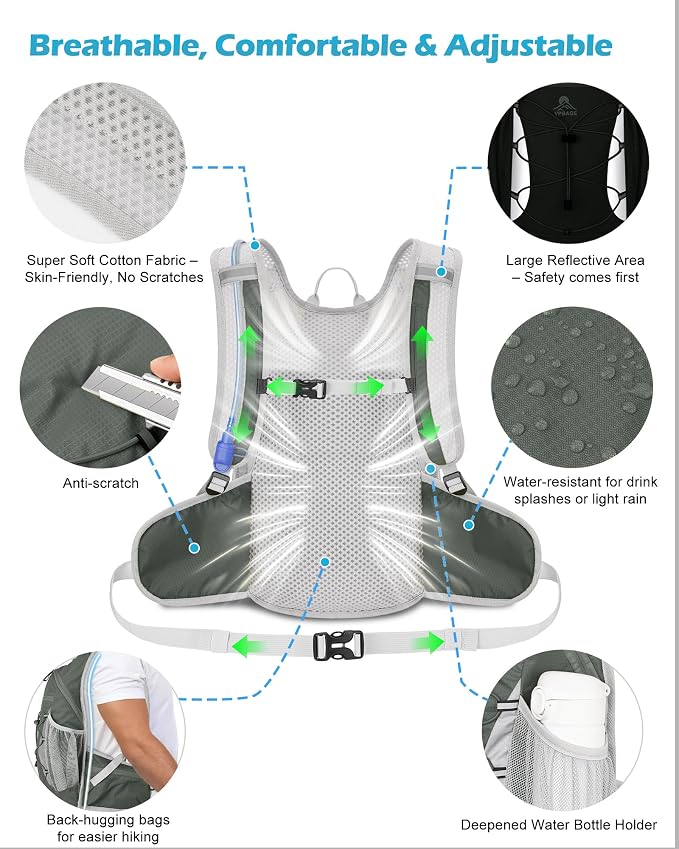 Hydration Backpack with 2L Water Bladder - Image 4